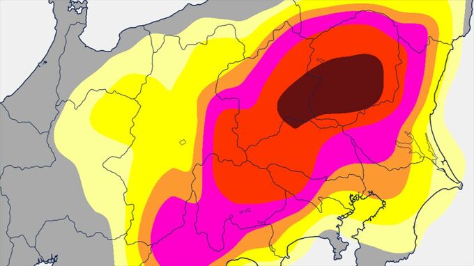 【関東甲信】16日夜遅くにかけ大気の状態が不安定となる見込み　昼過ぎ～夜遅くにかけ雷を伴った激しい雨の降る所が【雨と風のシミュレーション・発雷確率】　|　山梨のニュース | ＵＴＹテレビ山梨