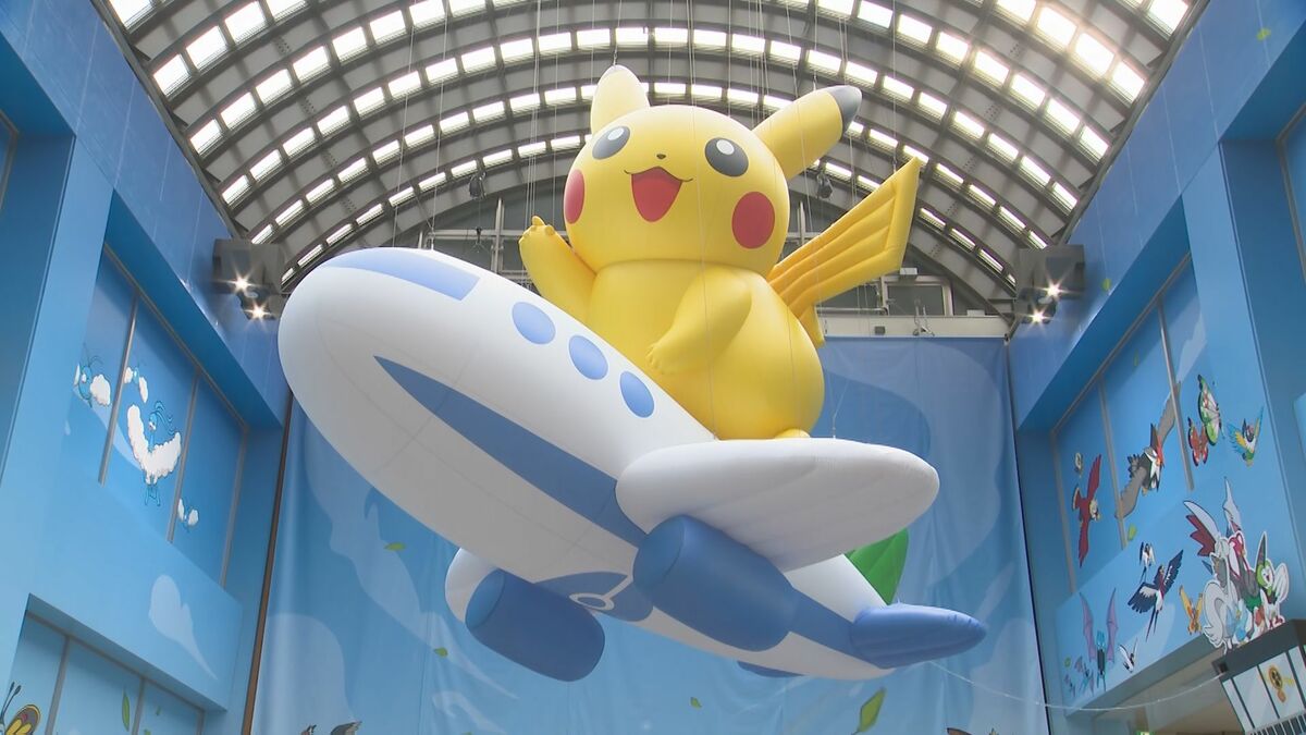 能登に世界初「ポケモン空港」開港 ターミナルに“巨大ピカチュウ”が