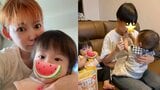 【 中川翔子 】　もうすぐ1歳の双子＆親戚ショット公開「双子のおかげで親戚との仲が深まりました」　スプーン食べ挑戦やボクシンググローブ姿に「かわゆす」の声|TBS NEWS DIG