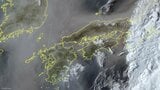 「黄砂」で茶色くかすむ街　宮島・原爆ドーム・呉の艦船も…　衛星画像には西日本を覆う大量の黄砂がハッキリと【この先3時間ごとの黄砂予想シミュレーションも】|TBS NEWS DIG