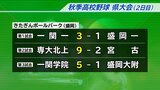 盛岡一VS一関一の古豪対決　盛岡大附VS一関学院の私立強豪のカード　秋の高校野球岩手県大会２日目|TBS NEWS DIG