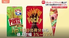 「ポッキー」238円→245円に　「プリッツ」や「カプリコ」など菓子類38品目を値上げへ　「江崎グリコ」が発表| TBS CROSS DIG with Bloomberg