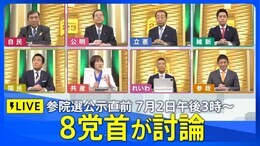 【LIVE】8党首が討論 参議院選挙公示直前 2025年7月2日午後3時~ |TBS NEWS DIG