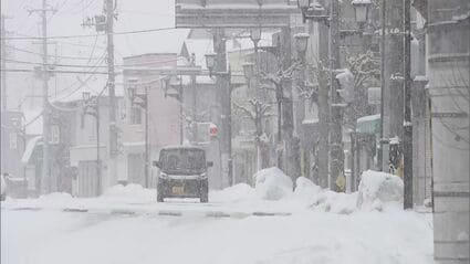 只見は128センチの積雪 今季最強・最長寒波で25日にかけ会津で大雪警戒