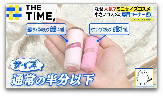なぜ?手のひらサイズの「ミニコスメ」が人気【THE TIME,】 |TBS NEWS DIG