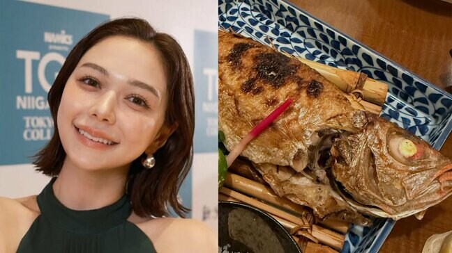 【 村重杏奈 】　「のどぐろバカ高い！！！！」新潟グルメの値段に驚くも「バカうまい！」と大満足　TGCのPRで新潟出張|TBS NEWS DIG