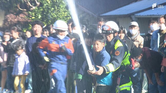 「ホースが思ったより重くて大変だった」地域防災訓練に約65万人参加＝静岡|TBS NEWS DIG
