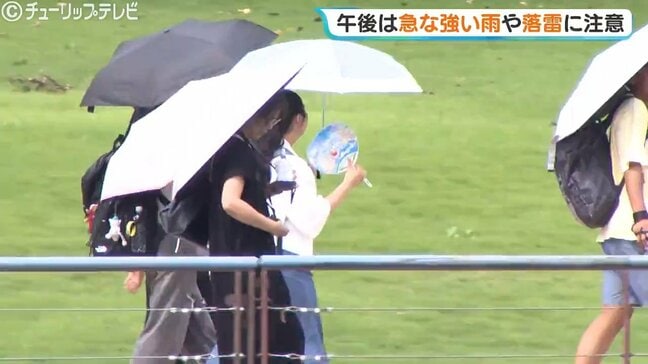富山で34℃予想 くもりがちも猛暑日一歩手前に 午後は急な強い雨に注意 富山|TBS NEWS DIG