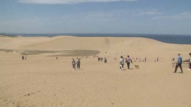 「10代男性が砂丘で呼吸が苦しくなっている」熱中症の可能性も…鳥取砂丘で遠足の男子高校生が体調不良になり救急搬送　意識はあり呼び掛けにうなずくが、会話は難しい状況だった　鳥取県鳥取市|TBS NEWS DIG