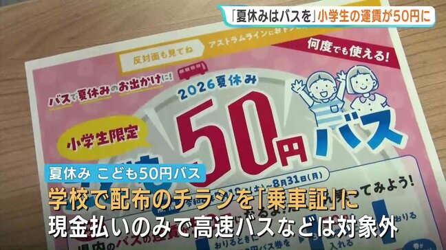 夏休みはバスでGO!広島の路線バスが小学生「どこまで乗っても50円」になる初企画がスタート|TBS NEWS DIG