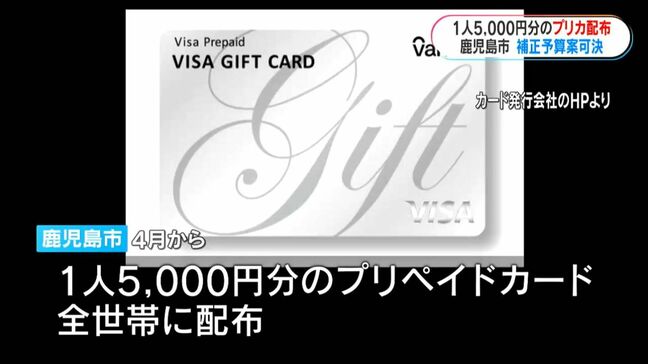 鹿児島市議会臨時会　物価高対策で1人5000円分のプリペイドカード|TBS NEWS DIG
