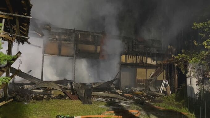 ＧＷのさ中〝火事〟相次ぐ…安来市・倉吉市で住宅１棟を全焼 山陰地方　|　BSSニュース | BSS山陰放送