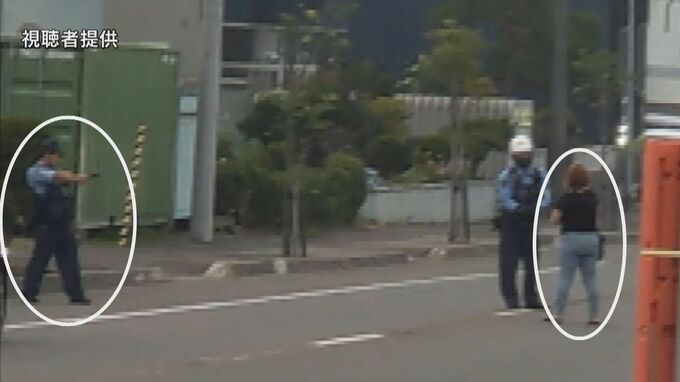 42歳女が包丁を持って路上で…警察官が銃刀法違反容疑で逮捕する際、拳銃1発“威嚇射撃”けが人なし「適正な職務執行」と警察コメント　北海道恵庭市|TBS NEWS DIG