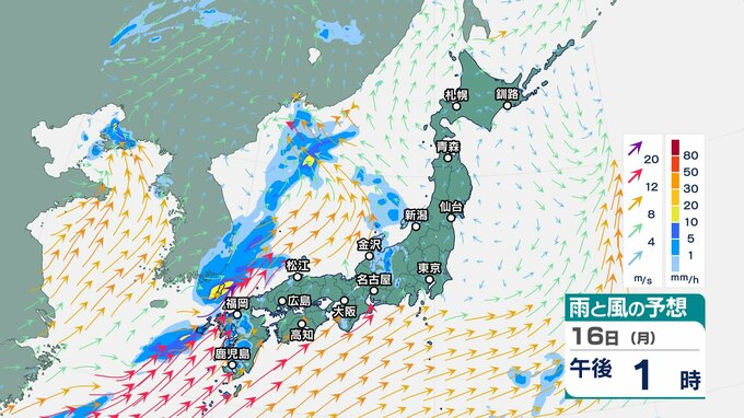 【大雨情報】“警報級の大雨”の可能性も…落雷、竜巻などの激しい突風、局地的な激しい雨に注意を|TBS NEWS DIG