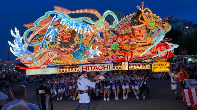 青森ねぶた祭 4年ぶりに“フルスペック”で開幕 大型ねぶた続々出陣 | 青森のニュース│ATV NEWS│青森テレビ