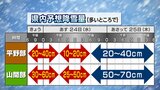 今シーズン一番の寒気 山間部中心に警報級の大雪か 12時間降雪 多い所で平野部40センチ 山間部60センチ予想|TBS NEWS DIG