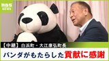 【中継】「パンダのまち」掲げ二人三脚で歩んだ白浜町 大江康弘町長は「パンダはいて当たり前。水や空気のような存在だった」パンダなき白浜への覚悟は? 【新人アナ・上田芹莉のパンダびと】|TBS NEWS DIG
