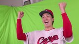 「ことしはかっこよく決めます」上本崇司が真剣に？ 広島カープ “選手のキャラ” が楽しめる 球場の大型ビジョン映像 2024年版 収録の舞台裏　|　RCC NEWS | 広島ニュース | RCC中国放送