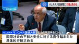 パレスチナ国連大使　安保理に「具体的行動」要求　イスラエルの占領終結を求める採決受け|TBS NEWS DIG