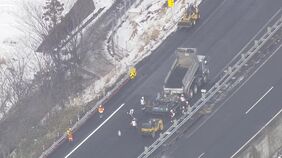 【速報】関越道で67台多重事故　午後1時に全区間で通行止め解除　NEXCO東日本|TBS NEWS DIG