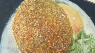 超絶リアルなカニクリームコロッケ!クレヨン画家・加藤休ミさんが描く「食べたくてたまらない瞬間」【岡山】 | 岡山・香川のニュース | 天気 | RSK山陽放送