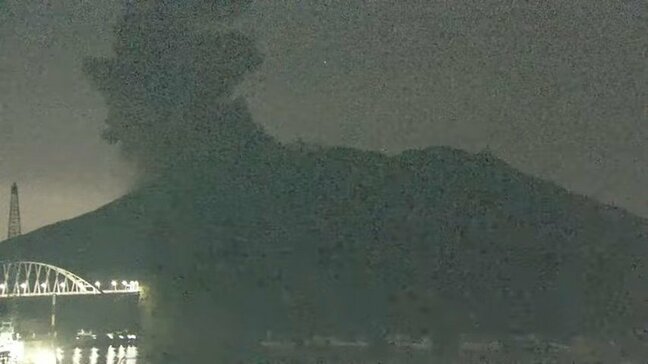 桜島で爆発 噴煙1500メートル【21日の降灰予報】鹿児島・宮崎|TBS NEWS DIG