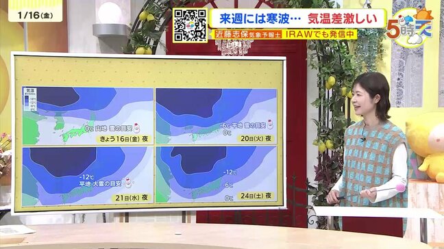 【1/17・18（土日）広島天気】春の陽気続く　土曜は黄砂に注意|TBS NEWS DIG