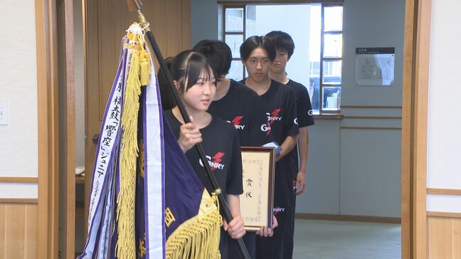 小学生から高校生の和太鼓チーム 2年ぶり5回目の日本一を知事に報告 大分|TBS NEWS DIG