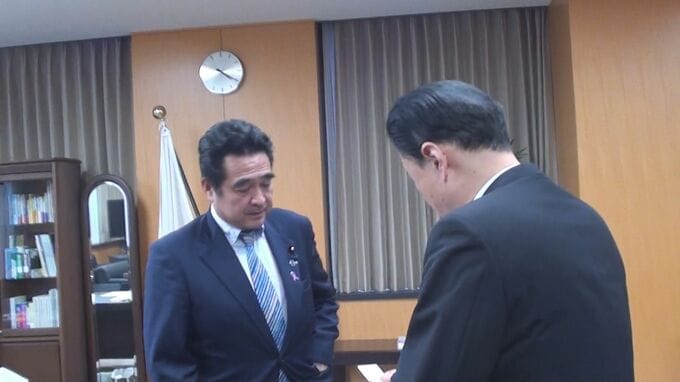 韓国が実効支配する「竹島」領土権の早期確立を…島根県・丸山知事が領土問題担当大臣に面会　北方領土と同様に政府主催による「竹島の日」式典開催など繰り返し国に要望　|　BSSニュース | BSS山陰放送