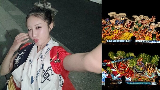【 王林 】鮮やかな祭り衣装で故郷・青森の夏を満喫　「毎年初めてみたような感動をくれるねぶた祭」|TBS NEWS DIG