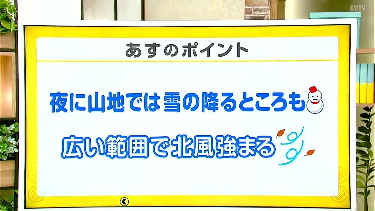 高知の天気　３日　山間部で降雪のおそれ　山岸拓気象予報士が解説