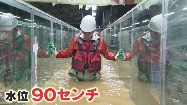「泥水で下が見えない」大雨で浸水や冠水が起きたら…安全に歩けるのか？水深60センチと90センチで実験