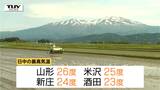 山形で最高気温26度の見込み　県内高気圧に覆われ晴れや曇り　庄内では田植えシーズンを迎える（山形）|TBS NEWS DIG