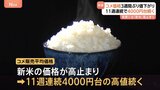 コメ平均価格5キロ4260円　3週ぶり値下がりも11週連続で4000円台の高値続く|TBS NEWS DIG