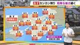 【近畿の天気】24日（金）もカンカン照りと危険な暑さが続く　にわか雨の所は山地の一部に限られそう　|　MBSニュース | 関西の最新ニュースを分かりやすく。