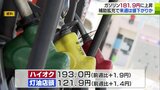レギュラーガソリン181.9円に上昇　16週連続値上がりも来週は補助金拡充で180円を下回る予想　青森|TBS NEWS DIG