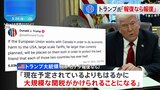 トランプ大統領 未明の投稿で「EUとカナダが報復すれば大規模関税」と“脅迫” 自動車関税で貿易摩擦激化|TBS NEWS DIG