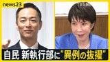 高市政権の「国会運営」の要に“異例の抜擢”…狙いは? 自民党の新執行部が発足【news23】|TBS NEWS DIG