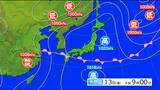【13日予想天気図・週間予報】13日の天気 日中は晴れ 夜は雲が広がる tbc気象台 | 宮城のニュース│tbc NEWS│tbc東北放送