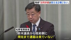 鈴木宗男議員ロシア訪問で松野長官「連絡なかった」　維新の会は“役員会通達違反”として処分検討| TBS CROSS DIG with Bloomberg