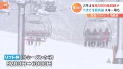 スキー場がピンチ…リフトなど電気代1.5倍、雪上車の軽油も4割値上がり　リフト券値上げで対応も「もう少し本来いただかないと…」| TBS CROSS DIG with Bloomberg