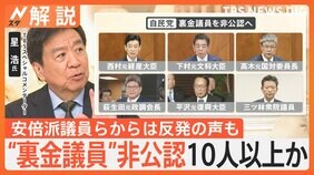 “裏金議員”非公認10人以上か…石破総理の決断の背景は？&nbsp;石破内閣の支持率51.6％&nbsp;麻生内閣発足時に次ぐ低さ【Nスタ解説】|TBS NEWS DIG