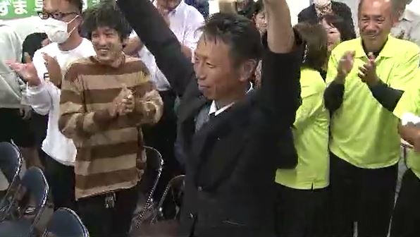 岡谷市長選挙は早出一真さんが初当選　元市議会議員3人の選挙戦を制し16年ぶりの新市長に|TBS NEWS DIG