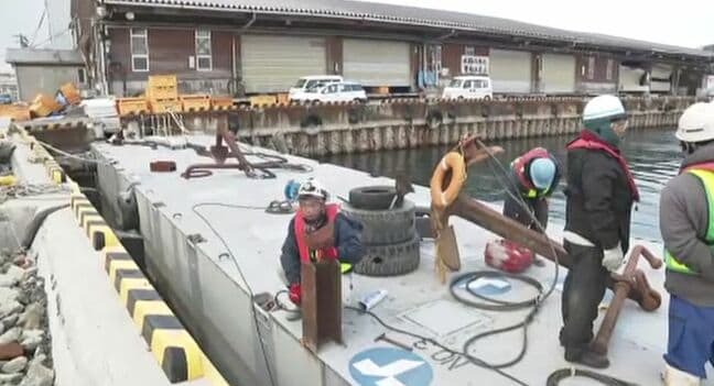 地震で被害 港の物揚げ場仮復旧完了 カニ漁解禁控え 石川・輪島市|TBS NEWS DIG