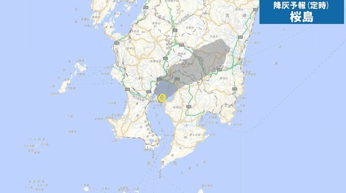 桜島・南岳山頂火口で噴火　噴煙は1200メートル　灰は霧島市福山方向に　鹿児島|TBS NEWS DIG