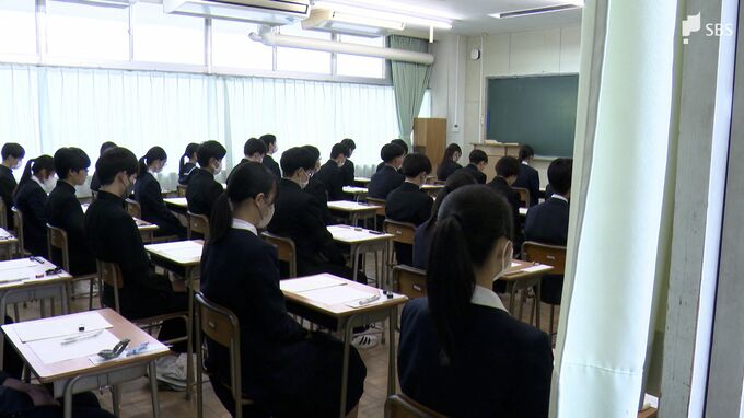静岡県内公立高で入学試験始まる 雪による影響なく通常通り 6日に面接 合格発表は14日　|　静岡のニュース | SBSNEWS | 静岡放送