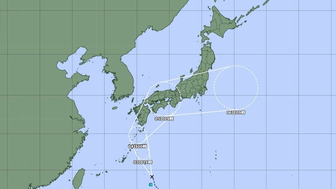 【台風情報】日本列島縦断の可能性も..."台風のたまご" は今日中に台風15号に発達か　このあとの勢力と進路を詳しく　今後の全国の天気を画像で　気象庁　|　山形のニュース│TUYテレビユー山形