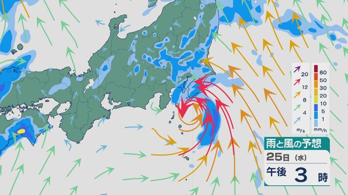 【台風情報】小笠原近海に台風2号（セーパット）が発生 25日には熱帯低気圧になる予想も関東に雨雲もたらす見込み 雨と風シミュレーション　|　石川県のニュース｜MRO北陸放送
