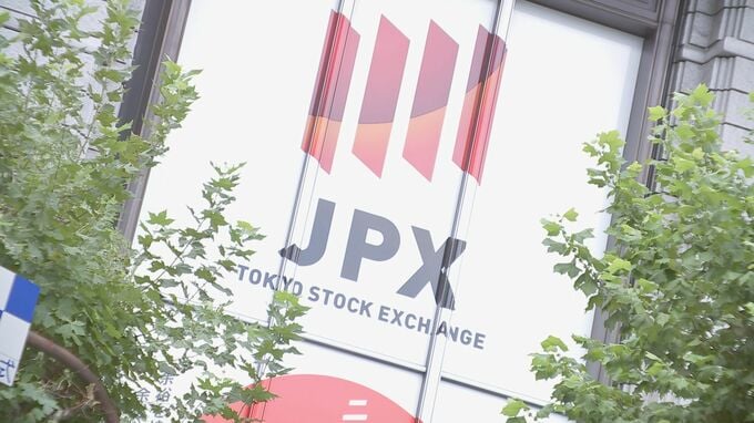 【速報】日経平均株価 一時600円超下落　きのうとおとといの反動できょうは利益確定の動き多く