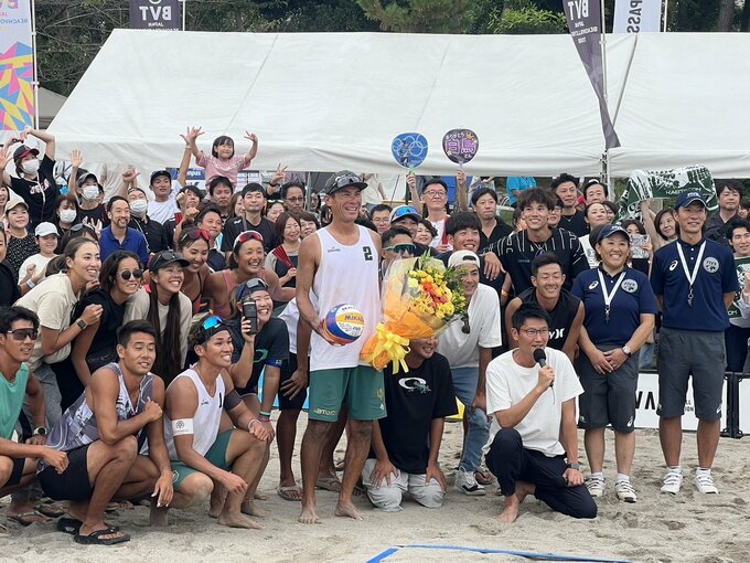 ビーチバレーボール界のレジェンド・白鳥勝浩（47）が現役生活に幕「25年間本当に幸せな競技人生だった」|TBS NEWS DIG